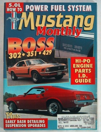 MUSTANG MONTHLY 1993 JUNE - BOSS SPECIAL, DYNO DON FX